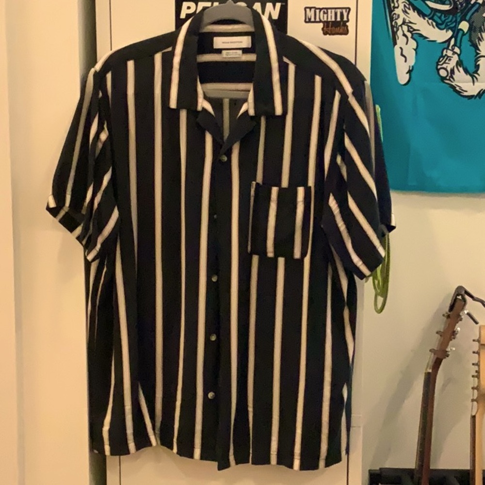 Urban Outfitters Rayon Camp Collar Shirt